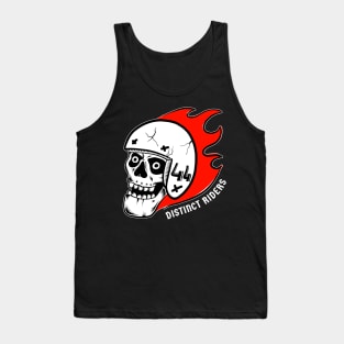 Distinct Riders – Rider 44 - Skull with flames Tank Top
